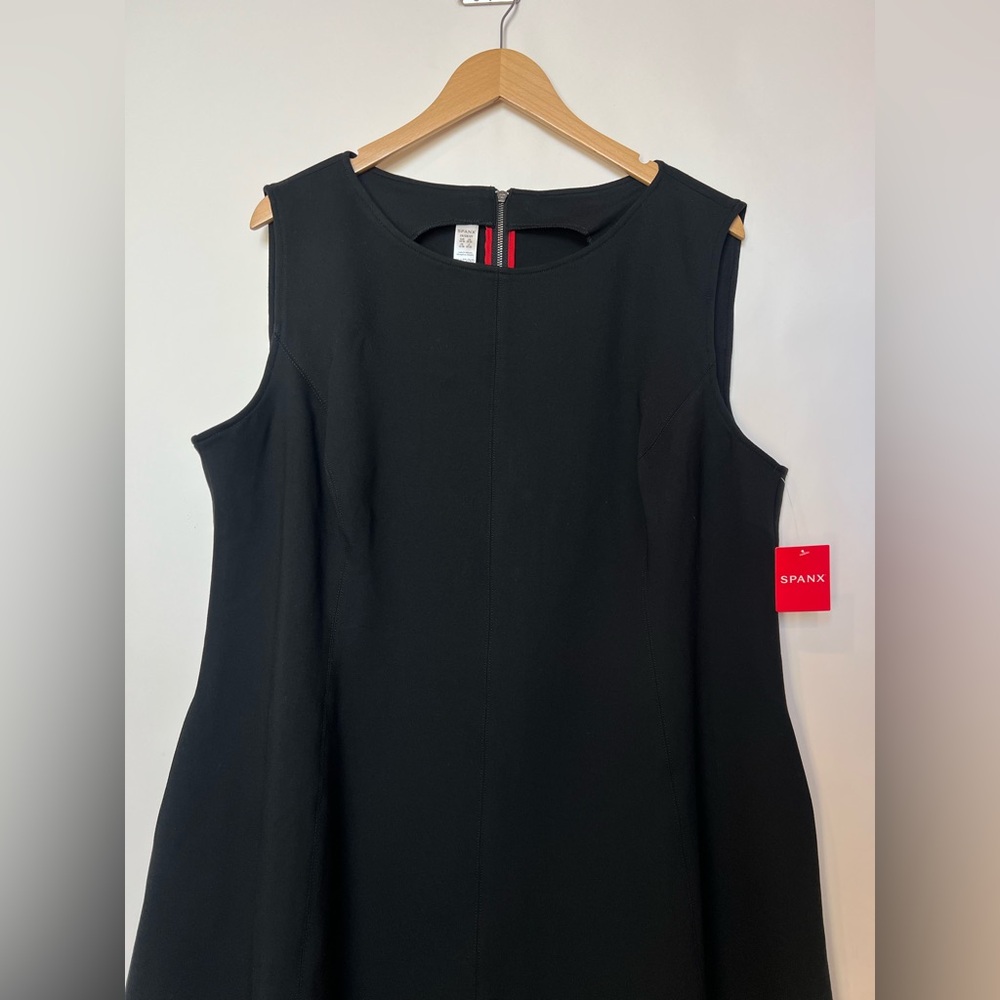NWT Spanx Perfect Fit and Flare Dress Black 2X - Picture 3 of 15